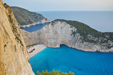 Panoramik Navagio batık Beach, Zakynthos