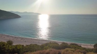 Myrtos Sahili, Cephalonia, İyon Adaları, Yunanistan