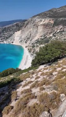 Myrtos Sahili, Cephalonia, İyon Adaları, Yunanistan