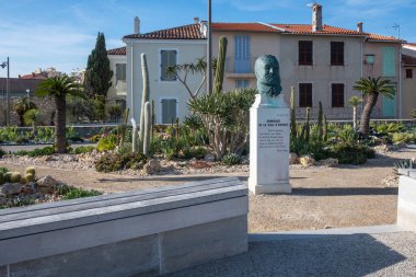 ANTIBES, FRANCE - 29 Ocak 2024: Antibes, Provence Alpes-Cote d 'Azur, Fransa