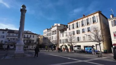 ANTIBES, FRANSA - 29 HAZİRAN. 2024: Antibes, Provence Alpes-Cote d 'Azur, Fransa' nın Panoraması