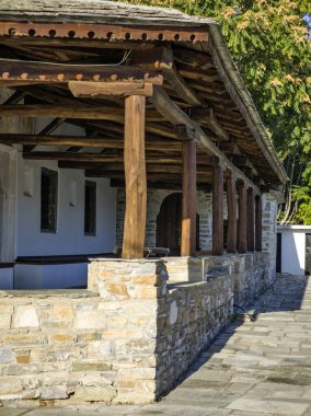 Pelion Dağı, Thessaly, Yunanistan 'da Vizitsa Köyü