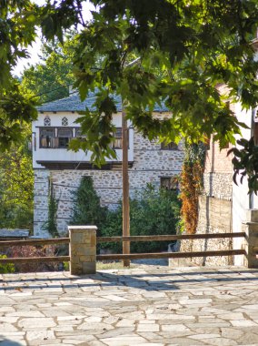 Pelion Dağı, Thessaly, Yunanistan 'da Vizitsa Köyü