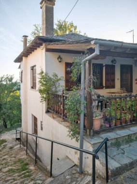 Pelion Dağı, Teselya, Yunanistan 'daki Milis Köyü