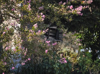Yunanistan 'ın Pelion Dağı' ndaki Makrirrachi Köyü 'nün inanılmaz manzarası
