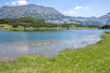 Bulgaristan 'ın Muratovo Gölü etrafındaki Pirin Dağı' nın şaşırtıcı yaz manzarası