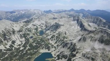 Bulgaristan 'ın Banderitsa Bölgesi yakınlarındaki Pirin Dağı' nın şaşırtıcı hava manzarası