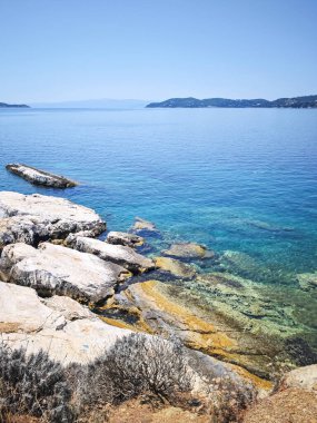 Amazing Panorama of The town of Skiathos, Sporades, Thessaly, Greece