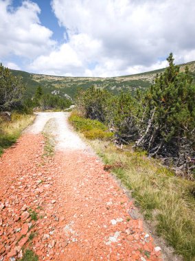 Bulgaristan 'ın Granchar Gölü yakınlarındaki Rila Dağı' nın İnanılmaz Yaz Manzarası