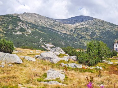 Bulgaristan 'ın Granchar Gölü yakınlarındaki Rila Dağı' nın İnanılmaz Yaz Manzarası
