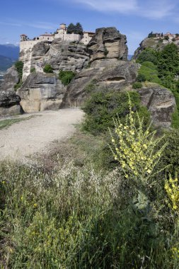 Meteora Manastırları, Teselya, Yunanistan 'ın İnanılmaz Panoramik Manastırı