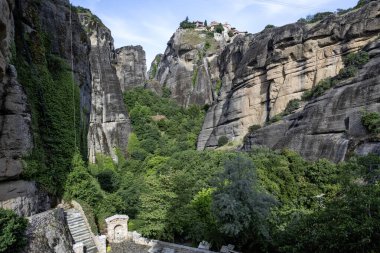 Meteora Manastırları, Teselya, Yunanistan 'ın İnanılmaz Panoramik Manastırı