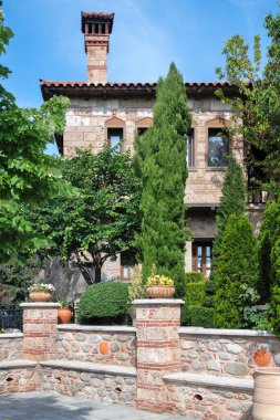 Meteora Manastırları, Teselya, Yunanistan 'ın İnanılmaz Panoramik Manastırı