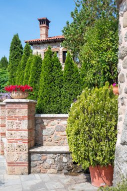 Meteora Manastırları, Teselya, Yunanistan 'ın İnanılmaz Panoramik Manastırı