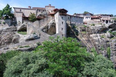 Meteora Manastırları, Teselya, Yunanistan 'ın İnanılmaz Panoramik Manastırı