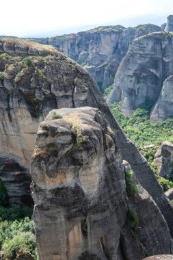 Meteora Manastırları, Teselya, Yunanistan 'ın İnanılmaz Panoramik Manastırı