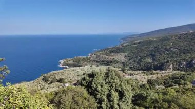 Pelion Dağı, Teselya, Yunanistan 'ın İnanılmaz Manzarası