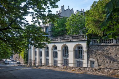 GENEVA, SWitzERLAND - 18 Haziran 2023: İsviçre 'nin Cenevre kentinin Panoraması