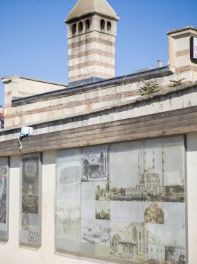 EDIRNE, TURKEY - Kasım 02, 2024: Edirne şehir merkezinin panoramik manzarası, Doğu Trakya, Türkiye