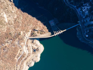 Vacha (Antonivanovtsi) Reservoir, Rodop Dağları, Filibe Bölgesi, Bulgaristan
