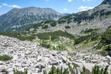 Bulgaristan 'ın Banderitsa Bölgesi yakınlarındaki Pirin Dağı' nın Şaşırtıcı Manzarası