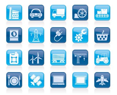 Ekonomi ve endüstri simgeler