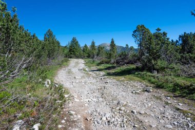 Bulgaristan 'ın Granchar Gölü yakınlarındaki Rila Dağı' nın İnanılmaz Yaz Manzarası