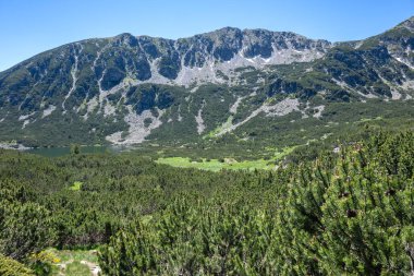 Bulgaristan 'ın Granchar Gölü yakınlarındaki Rila Dağı' nın İnanılmaz Yaz Manzarası