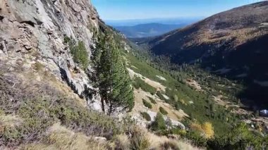 Amazing Autumn Landscape of Rila Mountain near Malyovitsa peak, Bulgaria