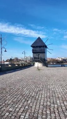 Bulgaristan 'ın Burgaz Bölgesi' nin eski Nessebar kasabasının şaşırtıcı manzarası