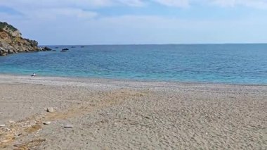 Skiathos Town, Sporades, Thessaly, Yunanistan 'ın Muhteşem Panoraması