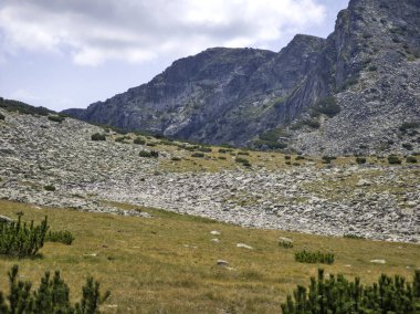 Bulgaristan 'ın Yakoruda Gölleri yakınlarındaki Rila Dağı' nın İnanılmaz Yaz Manzarası