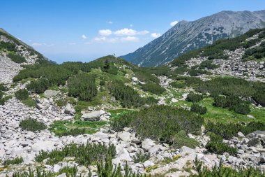 Bulgaristan 'ın Banderitsa Bölgesi yakınlarındaki Pirin Dağı' nın Şaşırtıcı Manzarası