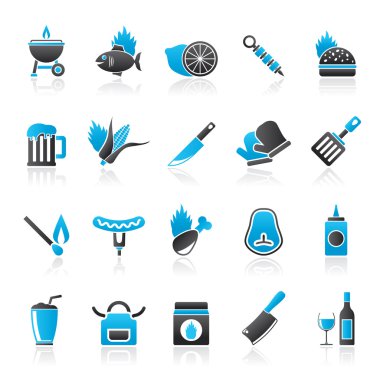 Grill and Barbecue Icons