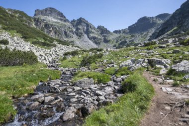 Amazing Summer landscape of Rila Mountain near Malyovitsa peak, Bulgaria