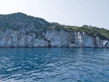 the Amazing Panorama of Coasteline Island, Sporades, Teselya, Yunanistan