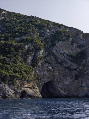 the Amazing Panorama of Coasteline Island, Sporades, Teselya, Yunanistan