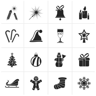 Siyah Noel ve yeni yıl simgeler