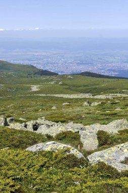 Bulgaristan 'ın Vitosha Dağı' nın İnanılmaz Bahar Manzarası