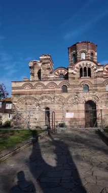 Bulgaristan 'ın Burgaz Bölgesi' nin Nessebar kentinin Panoraması