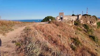 Bulgaristan 'ın Dobriç Bölgesi, Kaliakra Burnu' ndaki antik kalıntılar