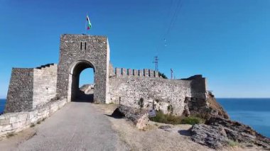 Bulgaristan 'ın Dobriç Bölgesi, Kaliakra Burnu' ndaki antik kalıntılar