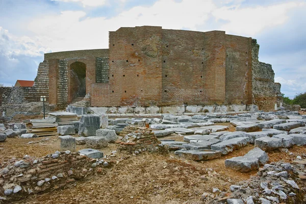 antik kalıntıları Roma Odeon, Patras, Peloponnese