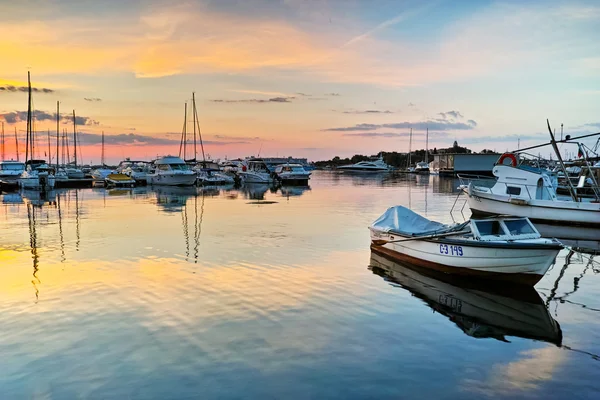 Bağlantı noktası Süzebolu şehir gün batımında