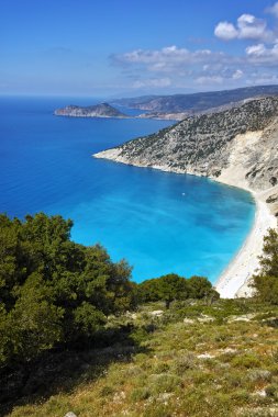 Myrtos beach, Kefalonia, Ionian Islands Panoraması