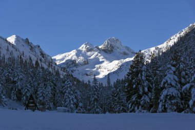 Amazing panorama of Malyovitsa peak, Rila Mountain clipart