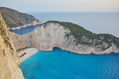 Panoramik Navagio batık Beach, Zakynthos