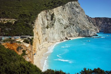 Panoramic view of Porto Katsiki Beach, Lefkada