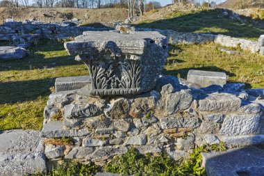 Antik Philippi, Doğu Makedonya ve Trakya arkeolojik alan sütunlar
