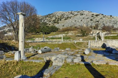 Antik Philippi, Doğu Makedonya ve Trakya arkeolojik alan sütunlar